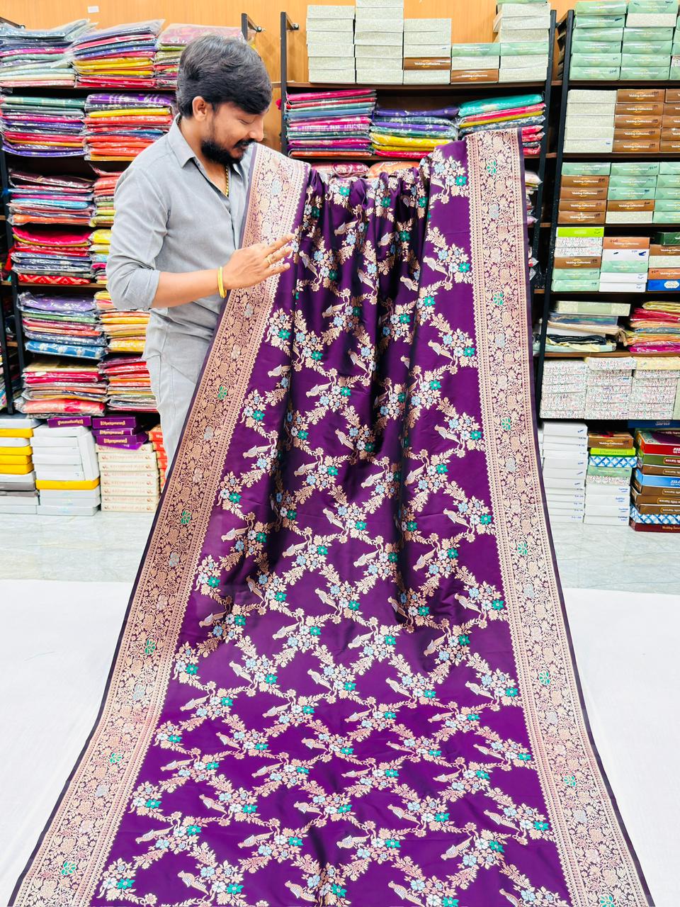 BANARASI PEACOCK KATAAN