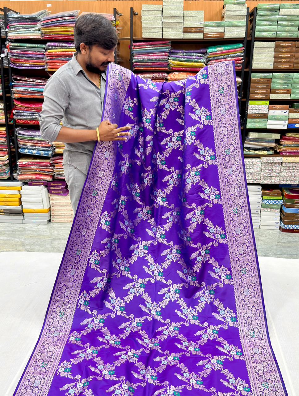 BANARASI PEACOCK KATAAN