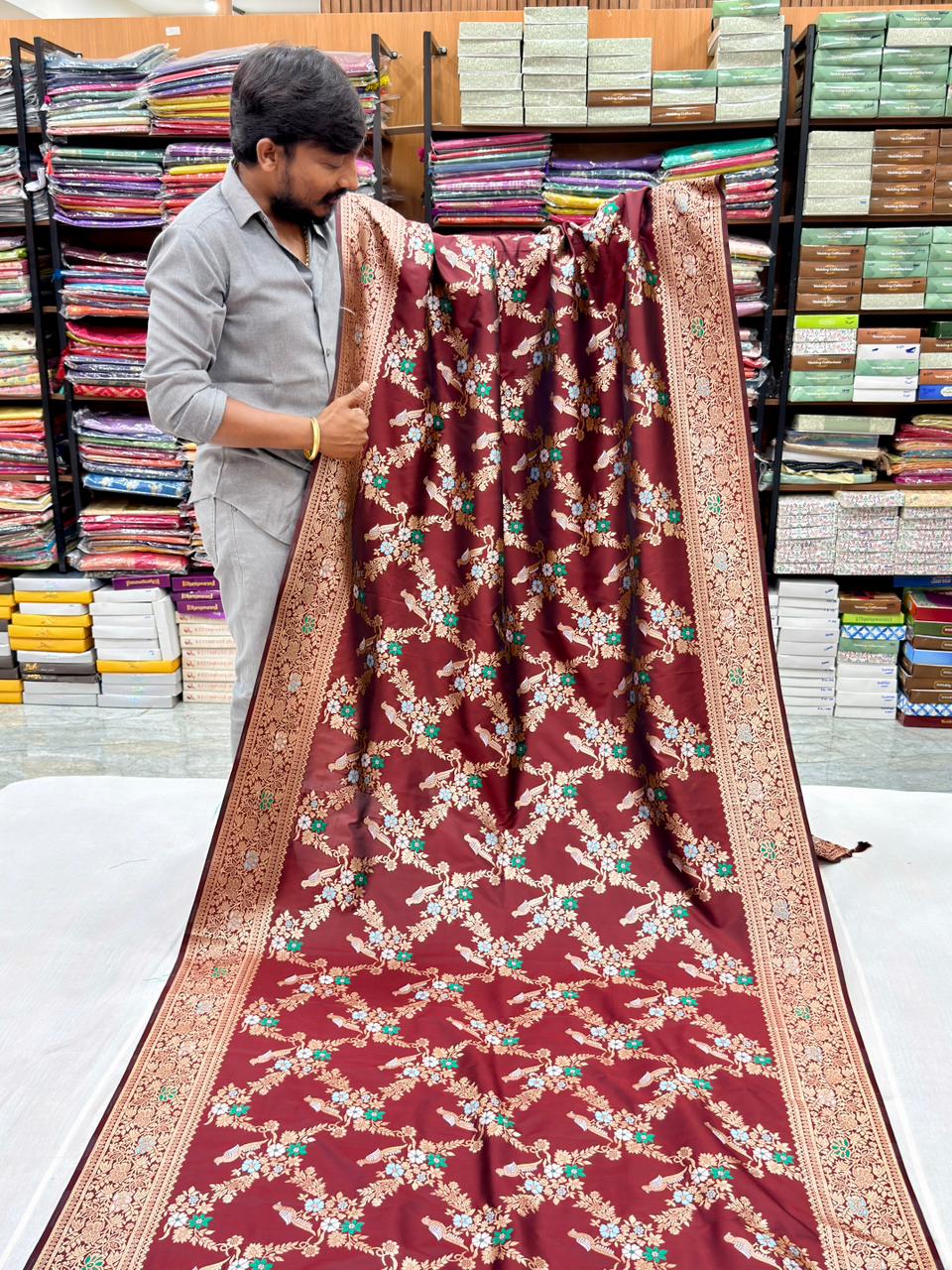 BANARASI PEACOCK KATAAN