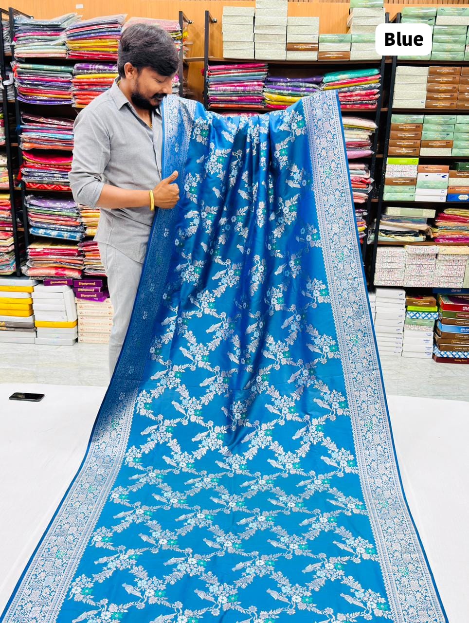 BANARASI PEACOCK KATAAN