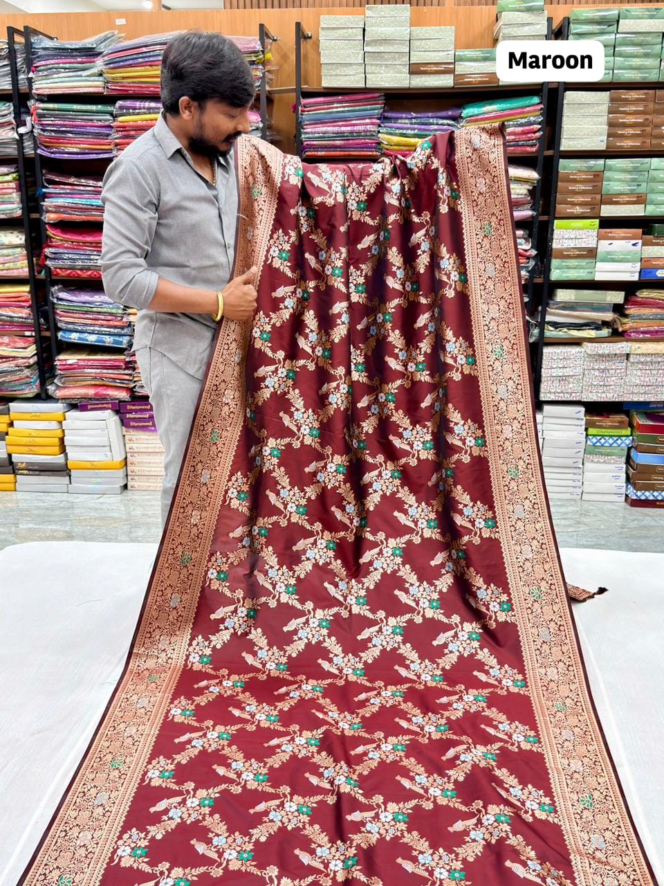 BANARASI PEACOCK KATAAN