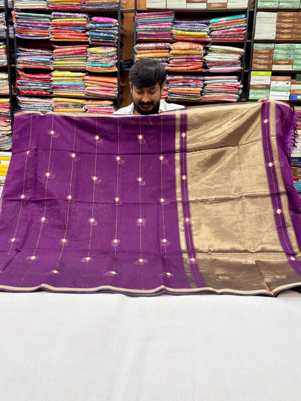 MAHESHWARI CHANDERI SAREES