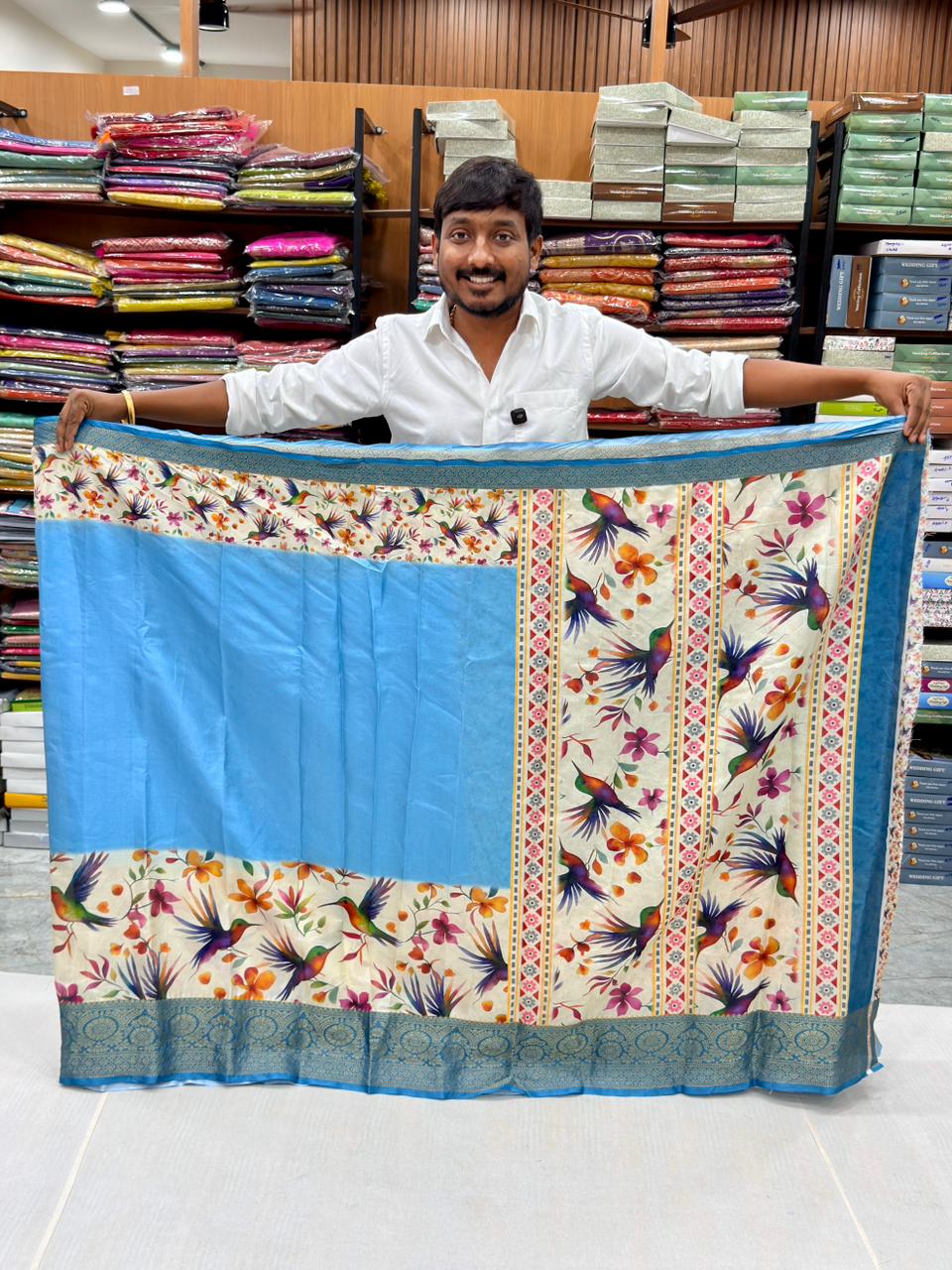 KINGFISHER DOLA SILK