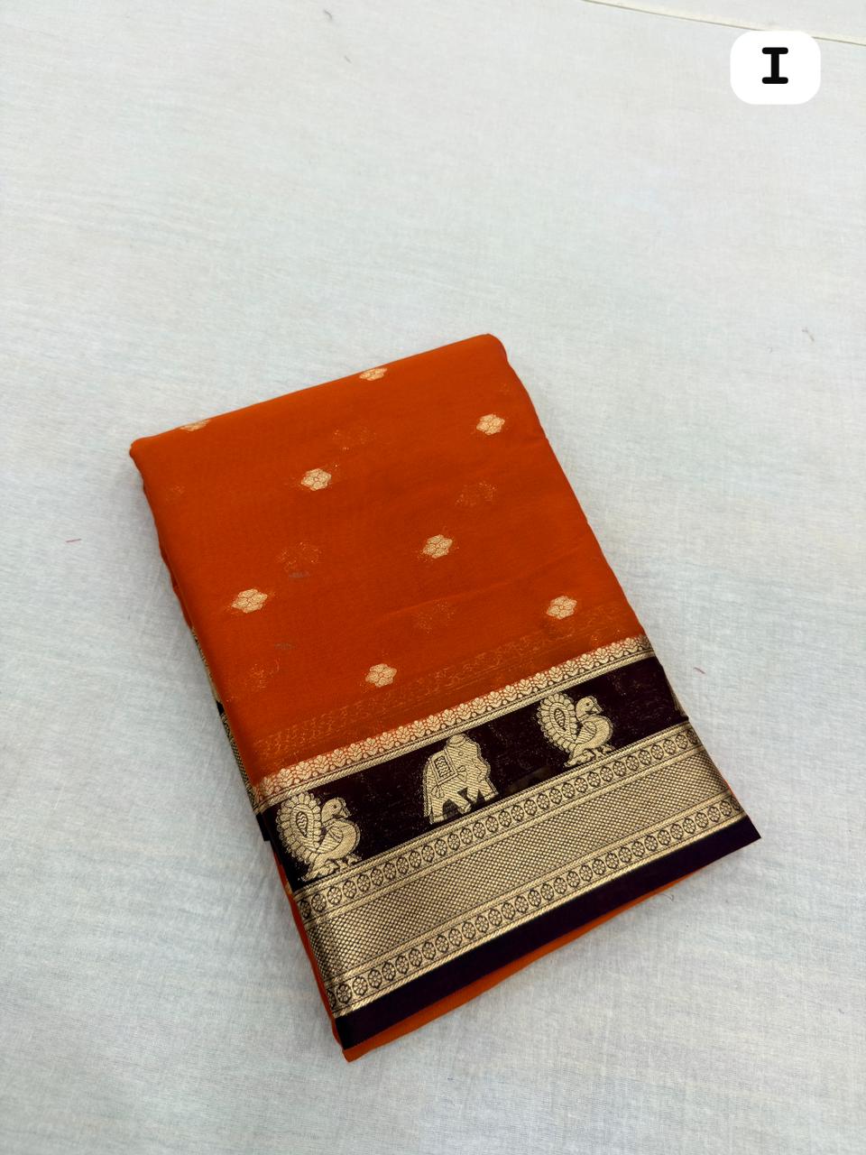 MYSORE CREPE GADWAL SILK