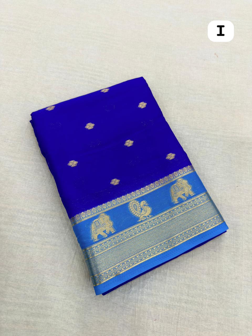 MYSORE CREPE GADWAL SILK