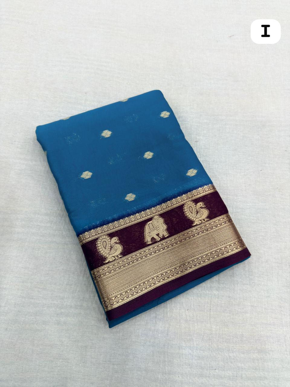 MYSORE CREPE GADWAL SILK