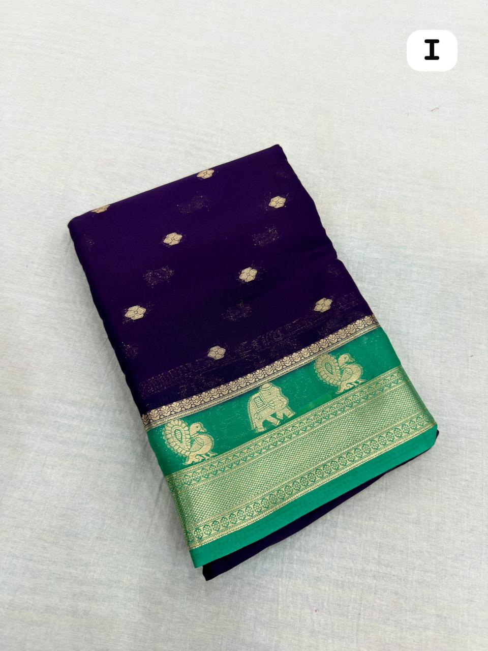 MYSORE CREPE GADWAL SILK