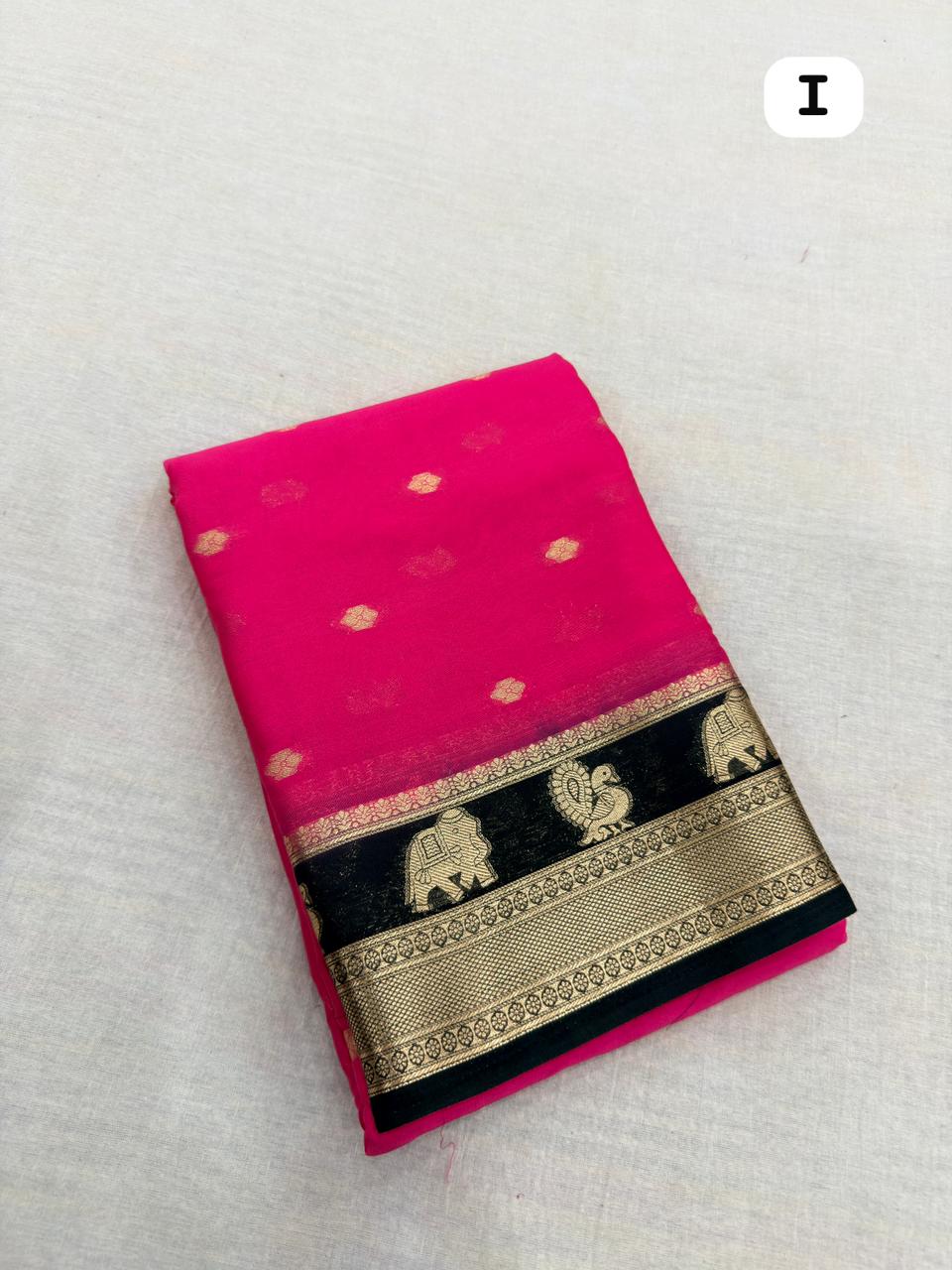 MYSORE CREPE GADWAL SILK