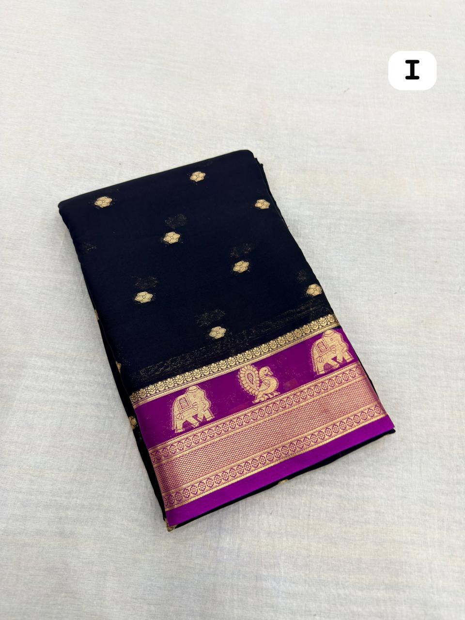 MYSORE CREPE GADWAL SILK