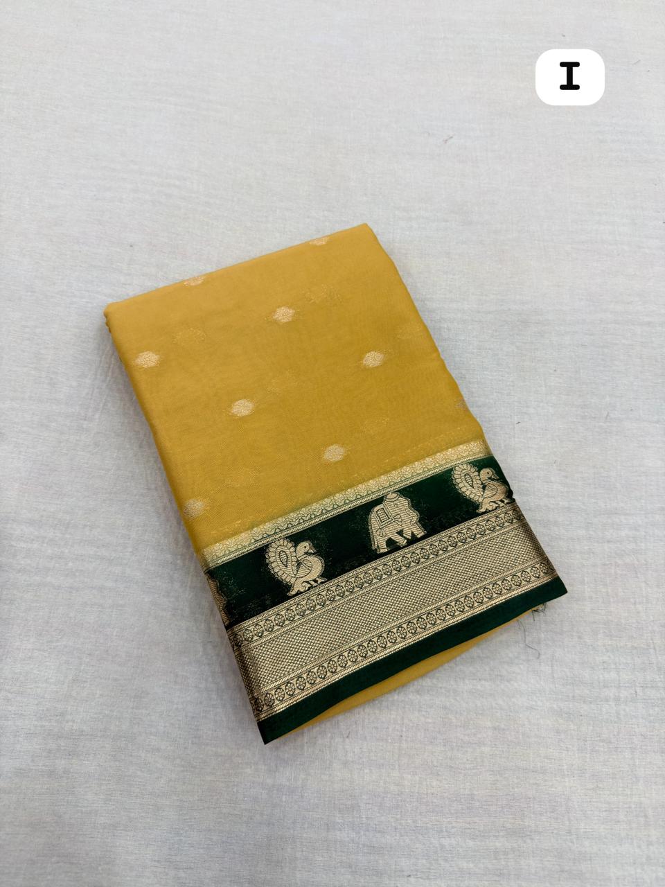 MYSORE CREPE GADWAL SILK