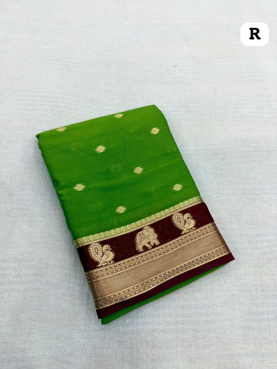 MYSORE CREPE GADWAL SILK