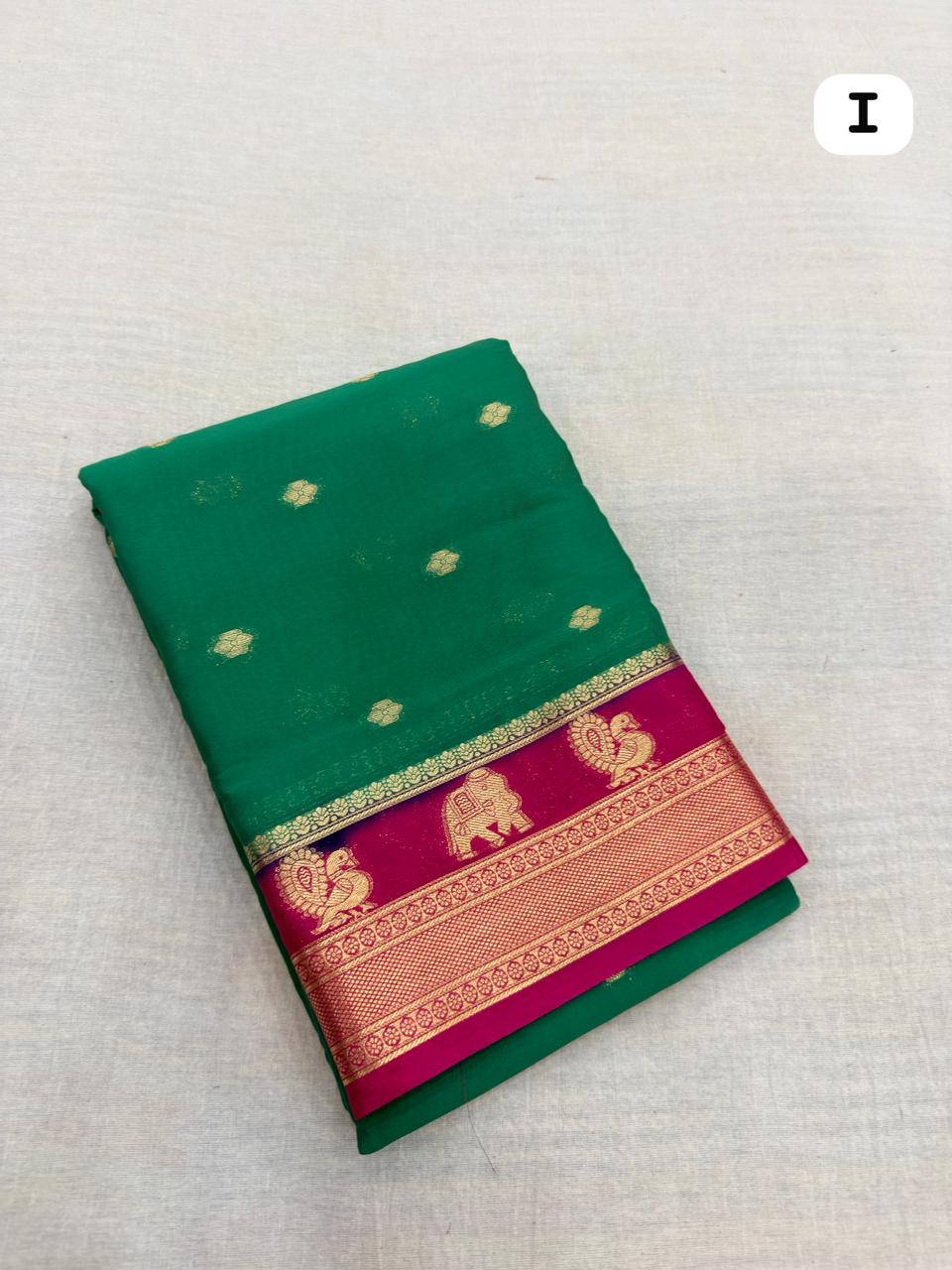 MYSORE CREPE GADWAL SILK