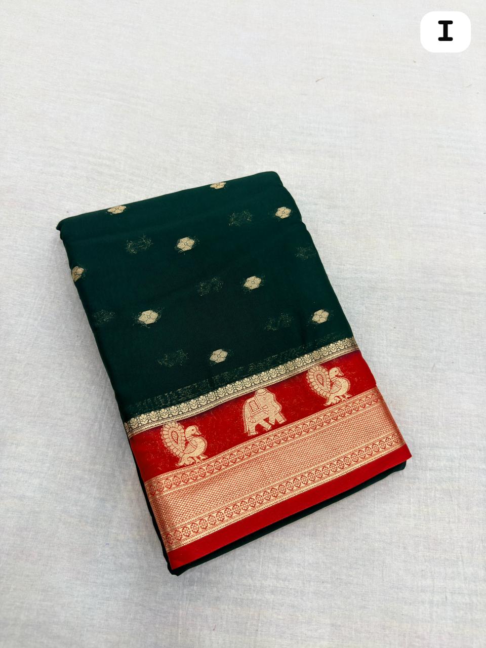 MYSORE CREPE GADWAL SILK