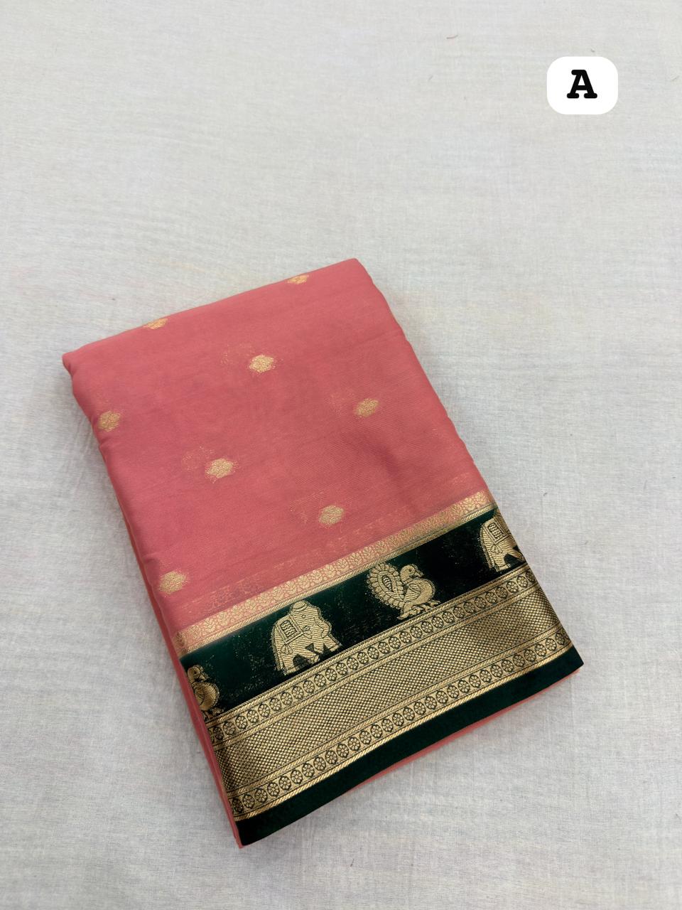 MYSORE CREPE GADWAL SILK