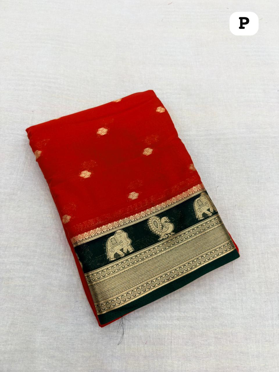 MYSORE CREPE GADWAL SILK