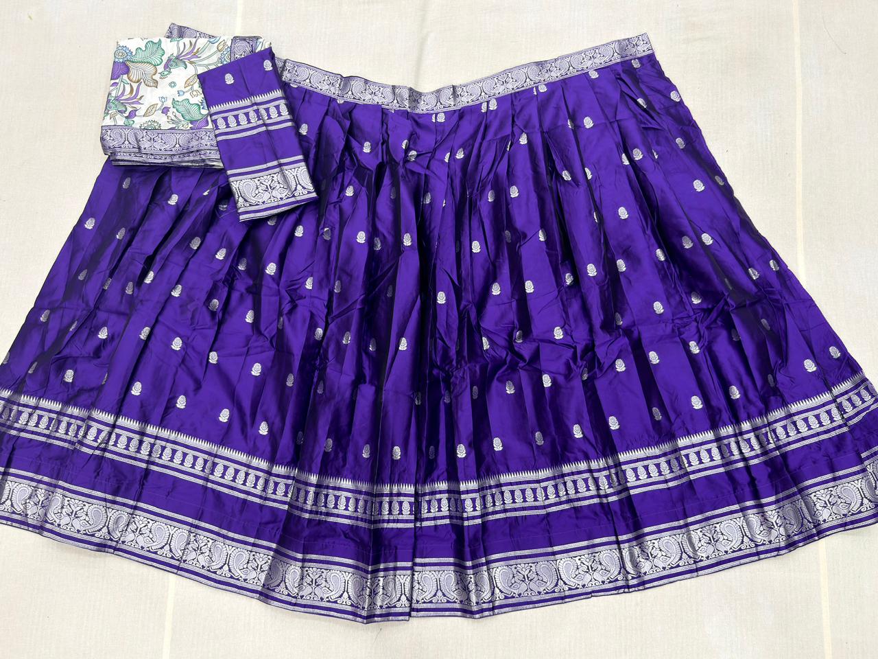 MANGALAGIRI SILK LEHANGA