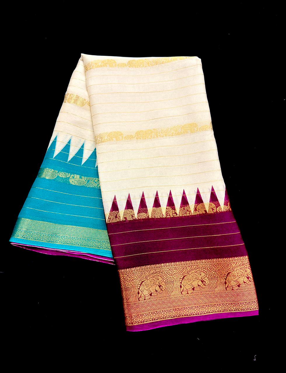 GANGA JAMUNA CRAPE GEORGETTE