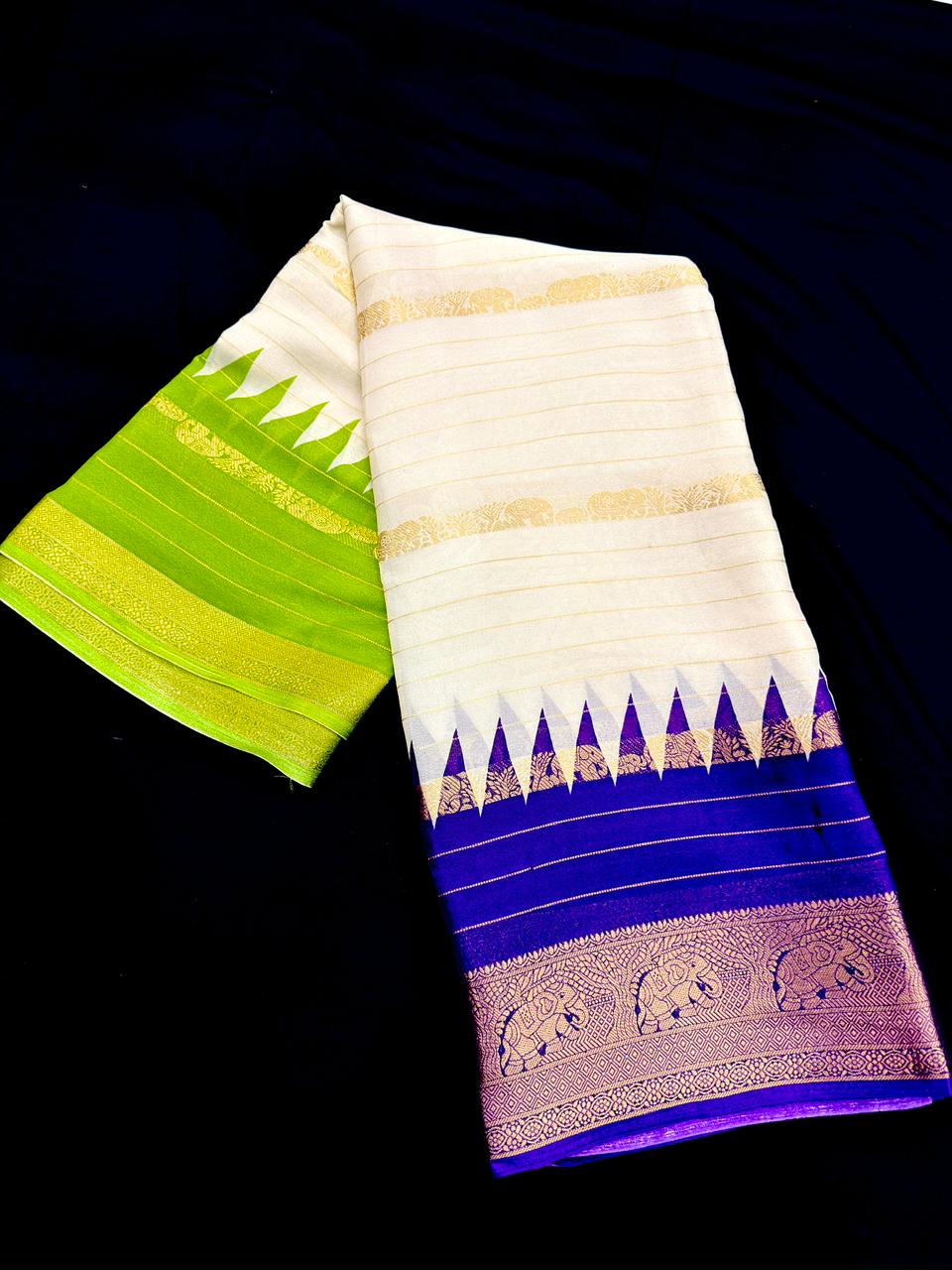 GANGA JAMUNA CRAPE GEORGETTE