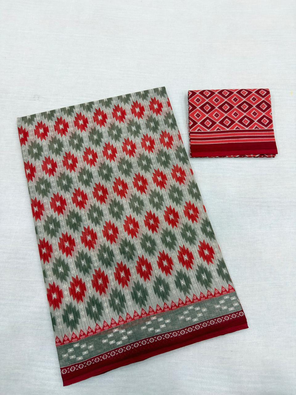 IKKAT DESIGN COTTON