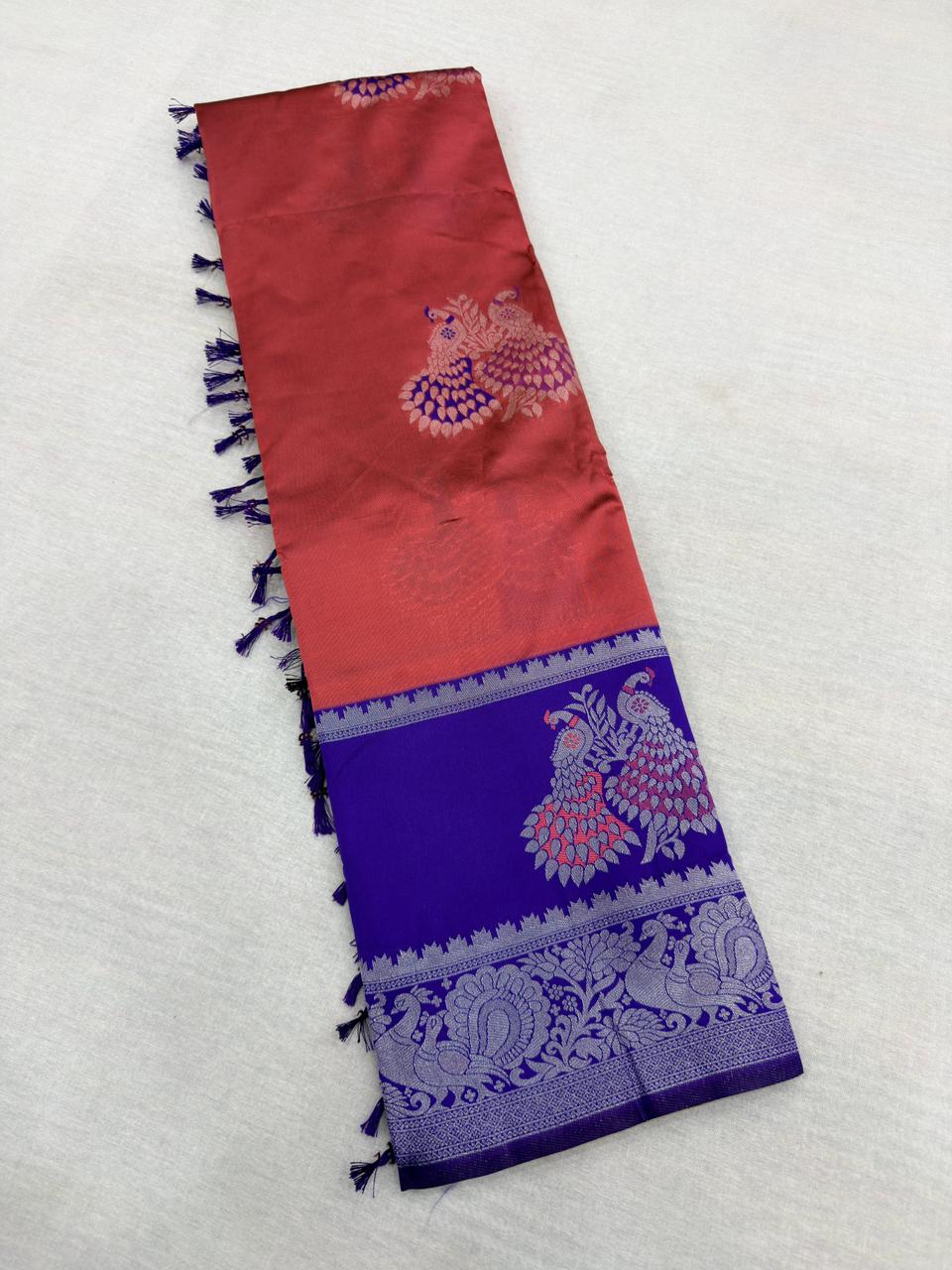 KOLAVERI PEACOCK SILK