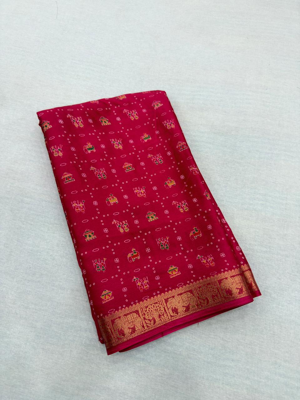 LADDU CRAPE SILK