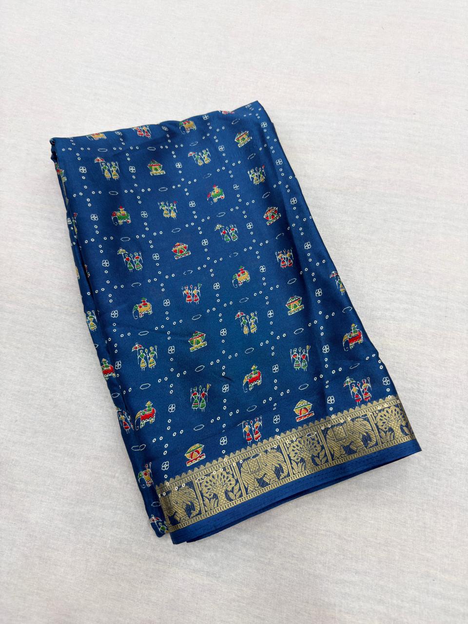 LADDU CRAPE SILK