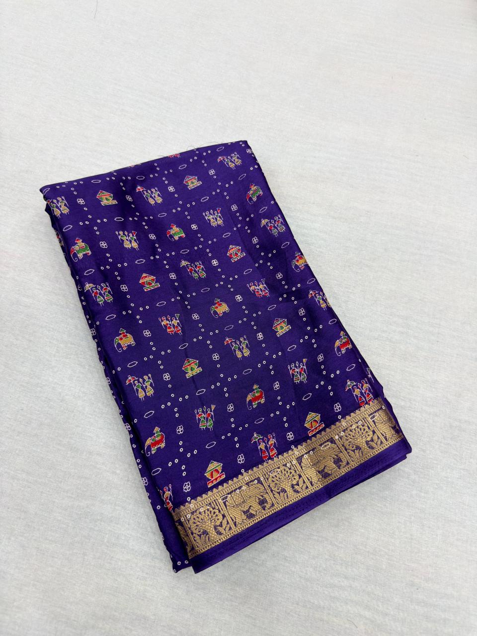 LADDU CRAPE SILK