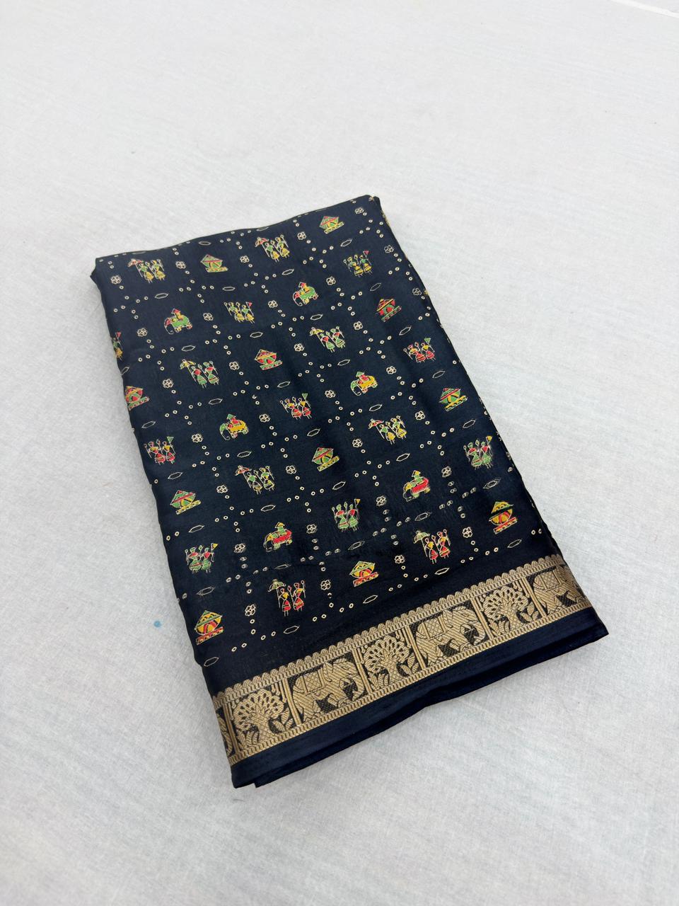 LADDU CRAPE SILK
