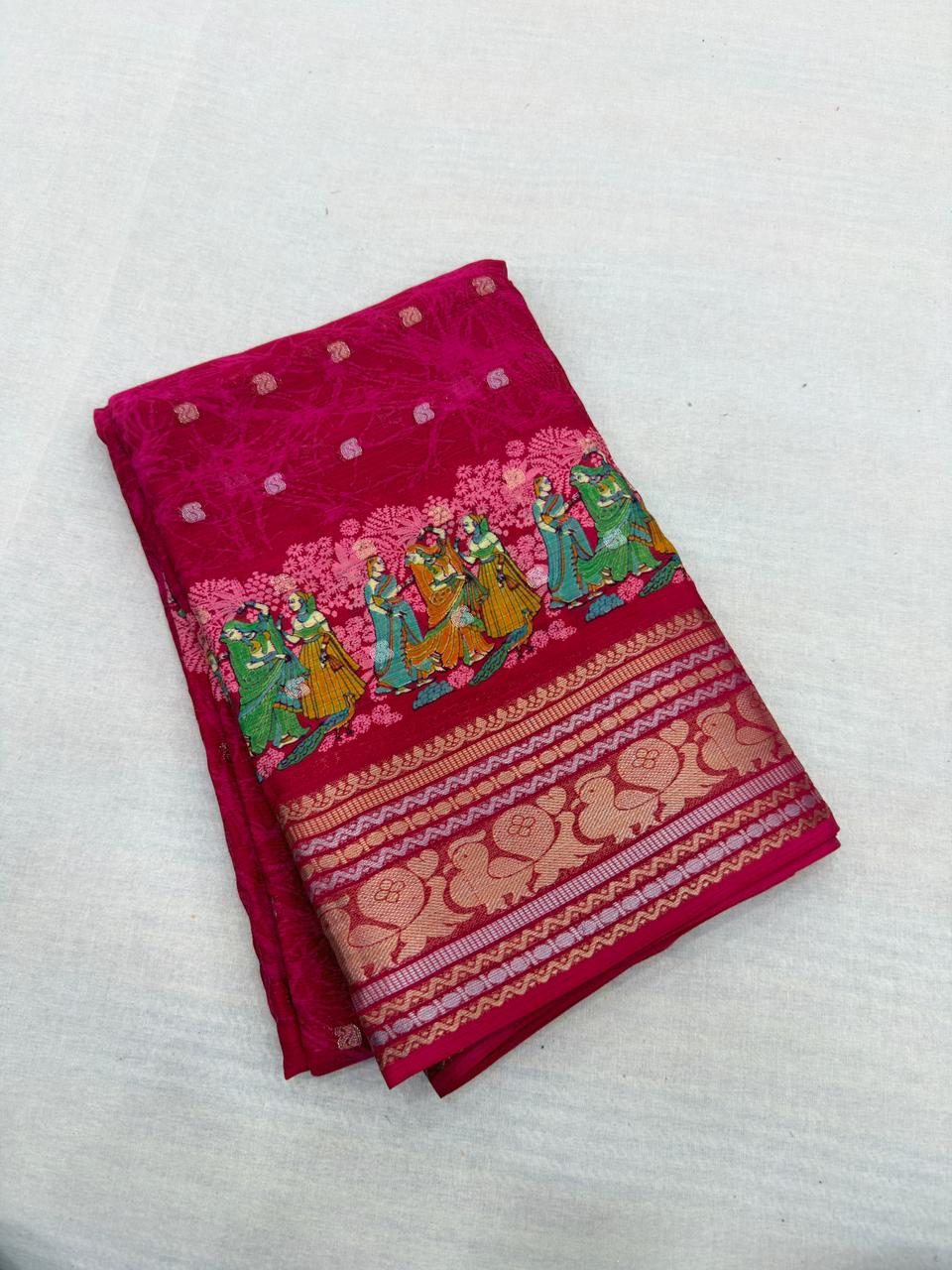 CHINON BUTTI SAREE