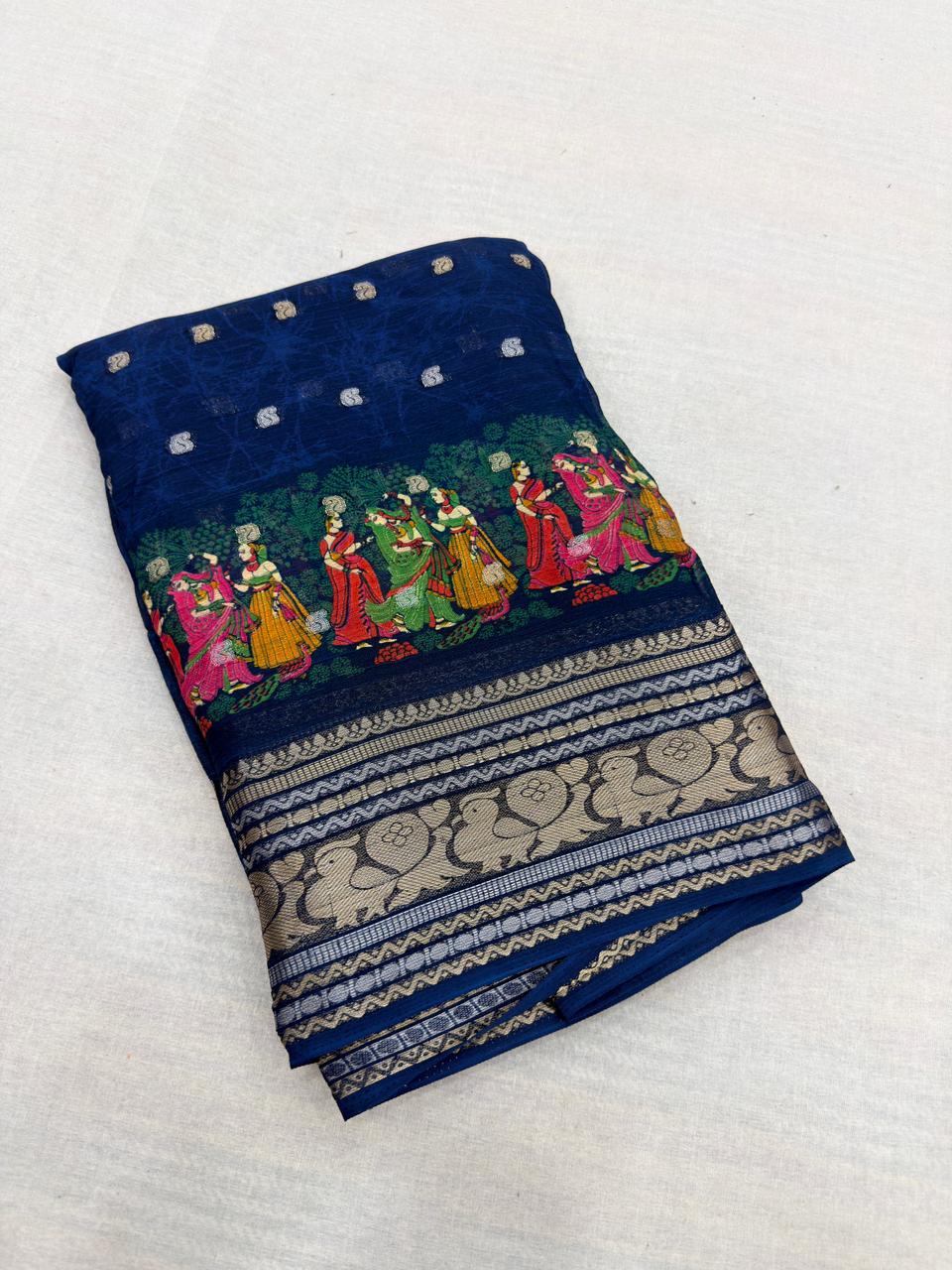 CHINON BUTTI SAREE