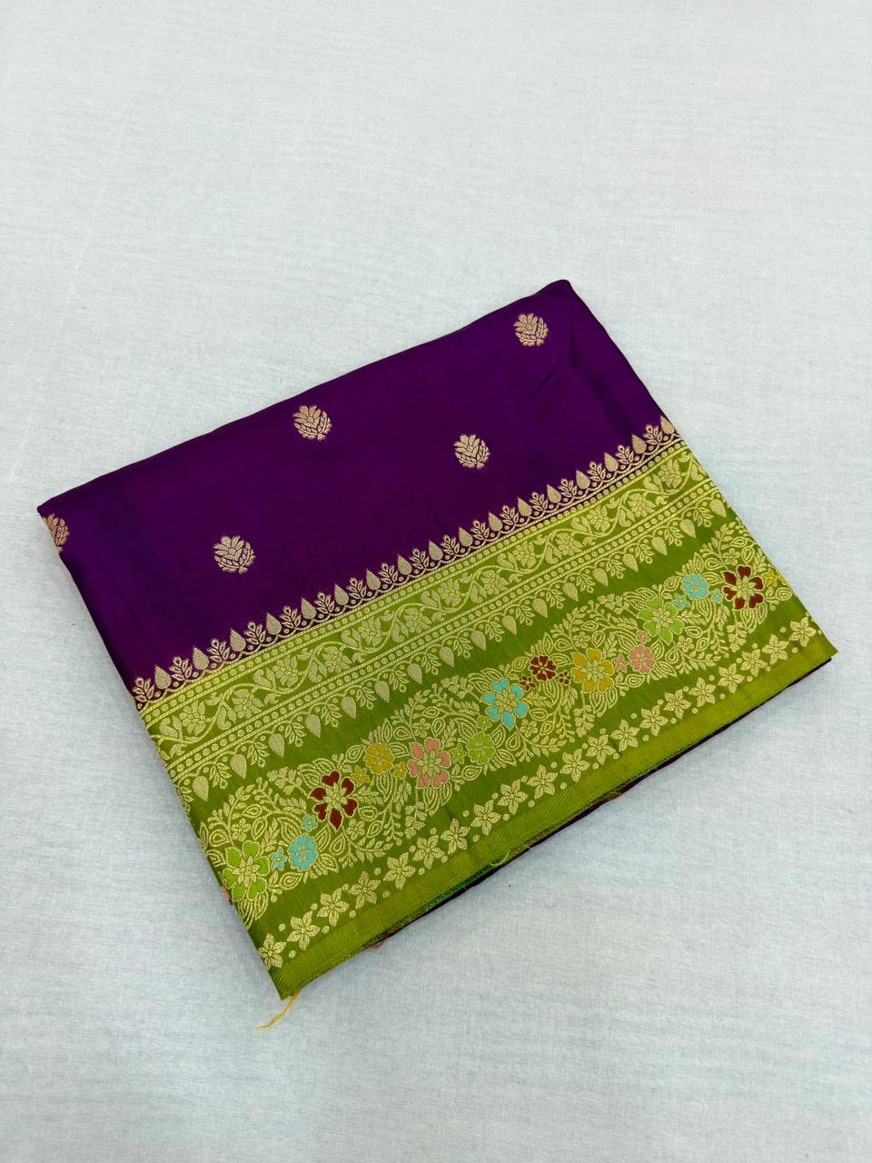 RUSSIAN KATTAN SILK SAREE