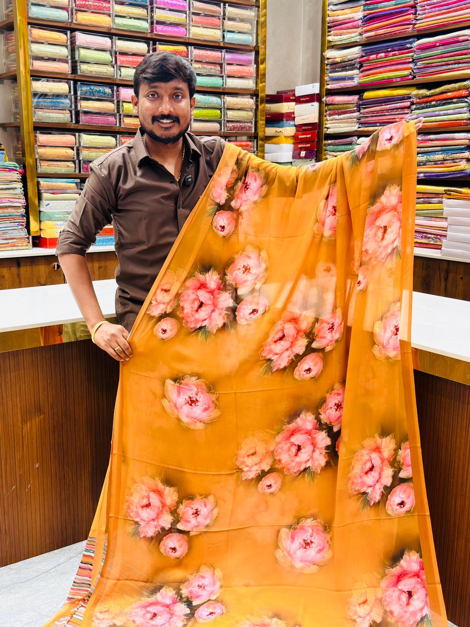 EMBELLISHED PREMIUM GEORGETTE