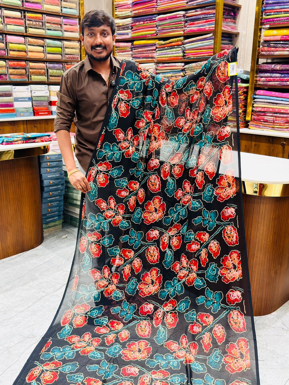 EMBELLISHED PREMIUM GEORGETTE