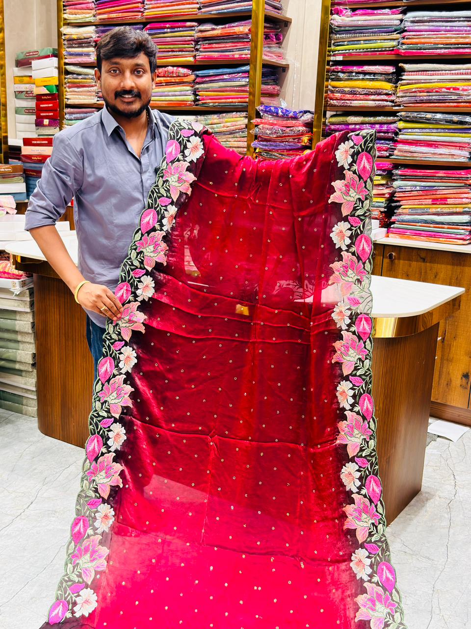 DESIGNER WORK SAREES
