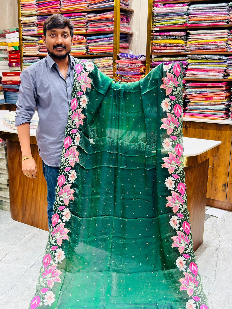 DESIGNER WORK SAREES