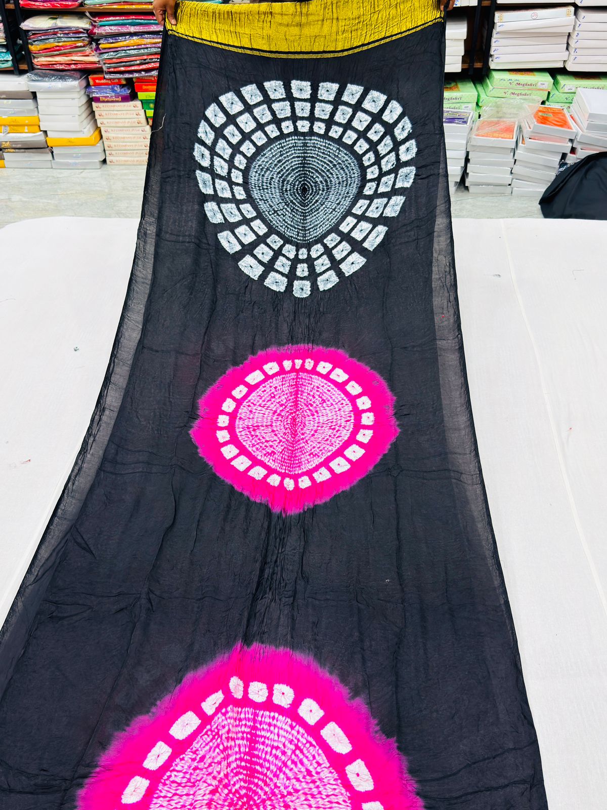 PURE MODAL SILK BHANDEJ