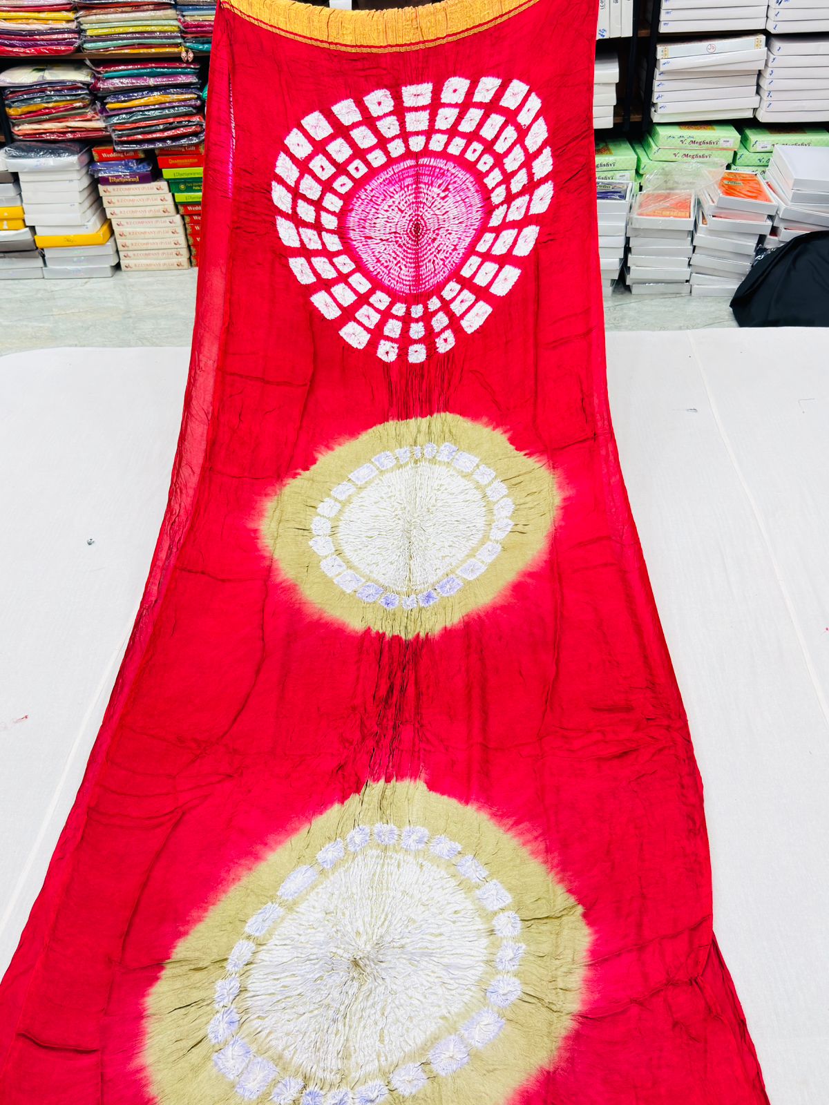 PURE MODAL SILK BHANDEJ