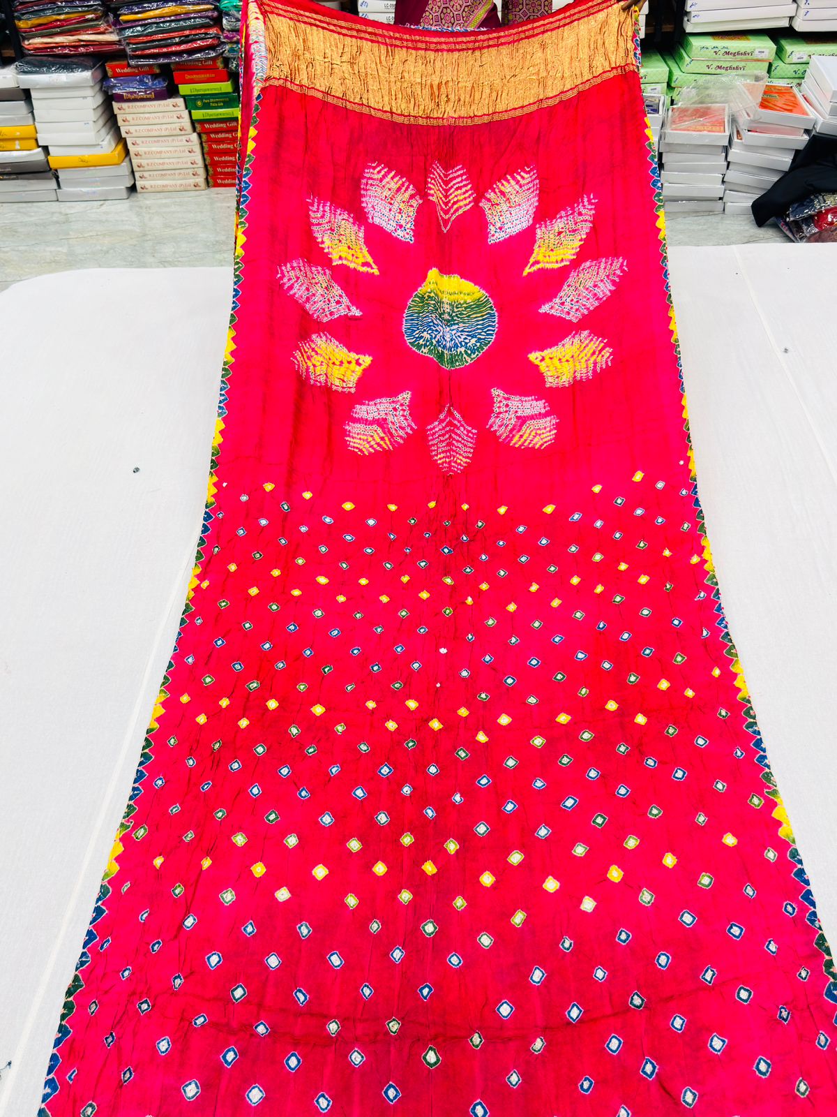 PURE MODAL SILK BHANDEJ