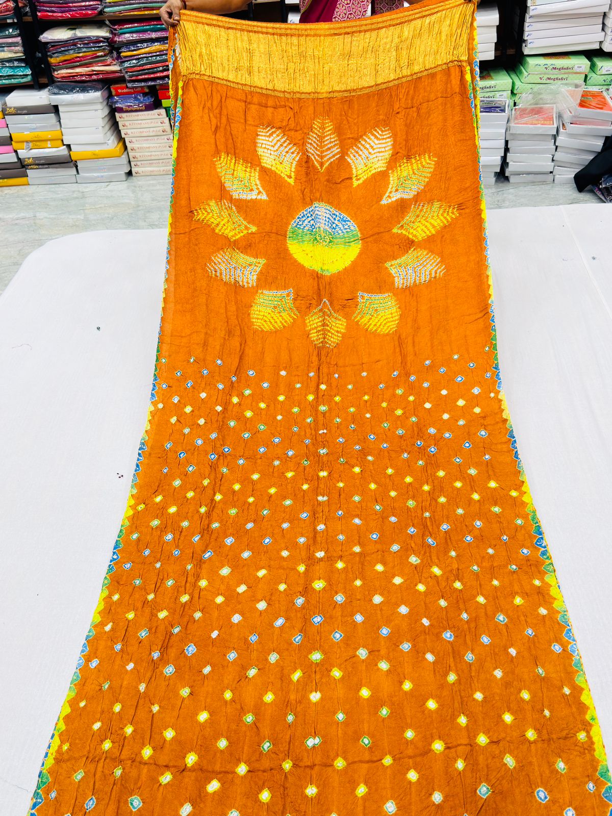 PURE MODAL SILK BHANDEJ