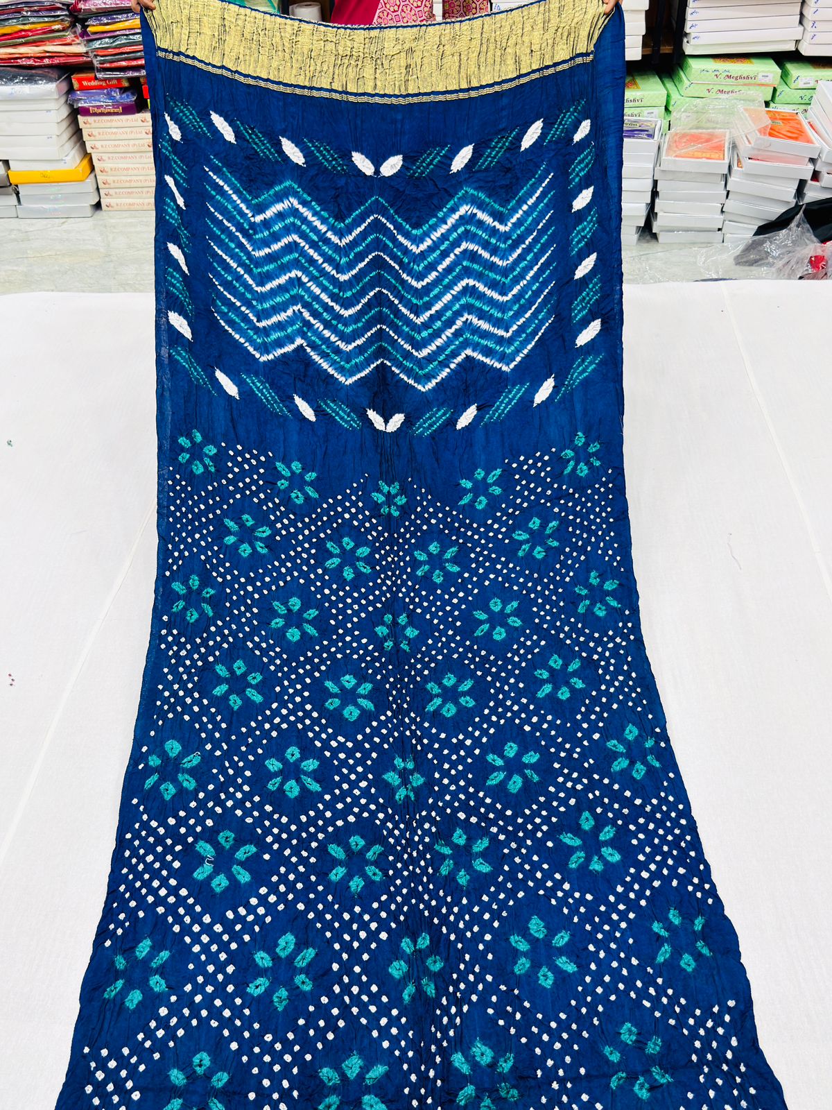 PURE MODAL SILK BHANDEJ