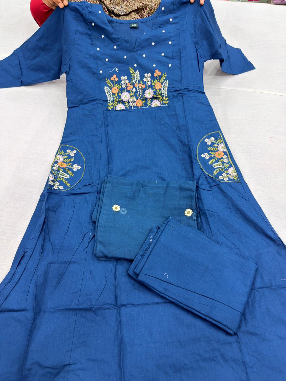 EMBROIDERY 3PC COTTON