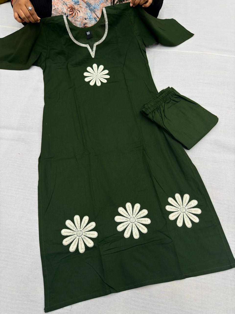 COTTON SUN FLOWER 2PC