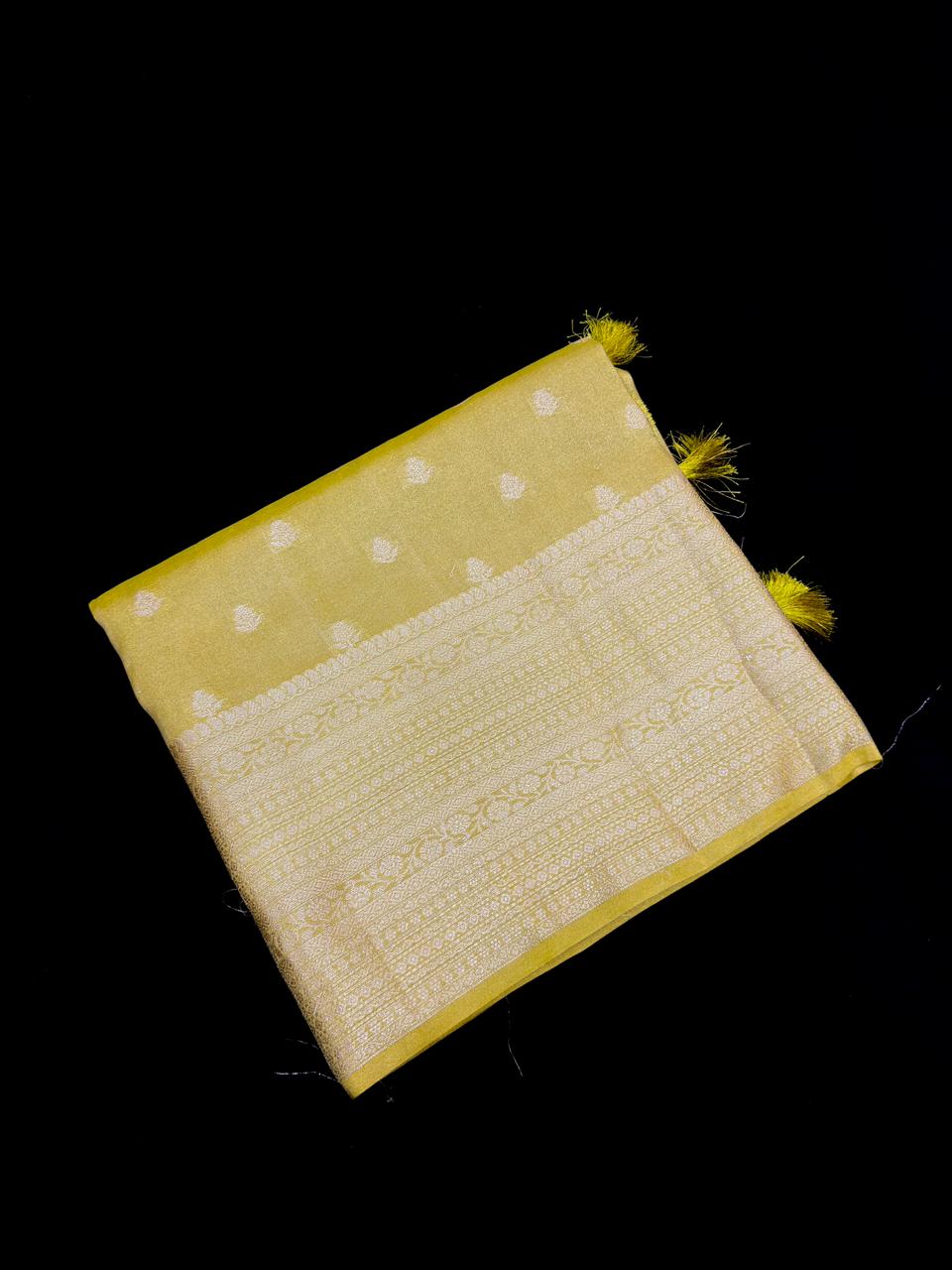BANARASI PASTEL   KAJARIA (RICH PALLU)