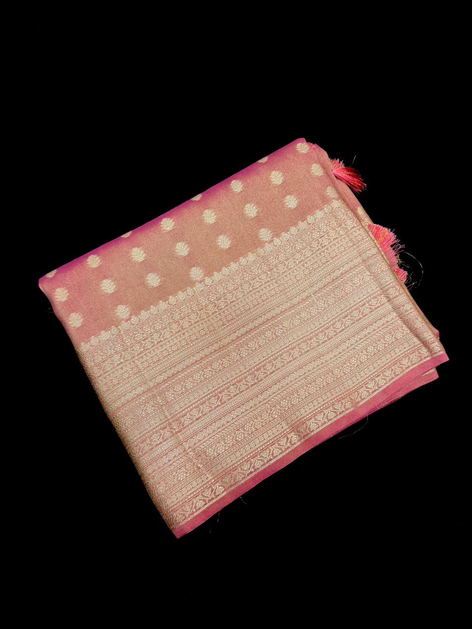 BANARASI PASTEL   KAJARIA (RICH PALLU)