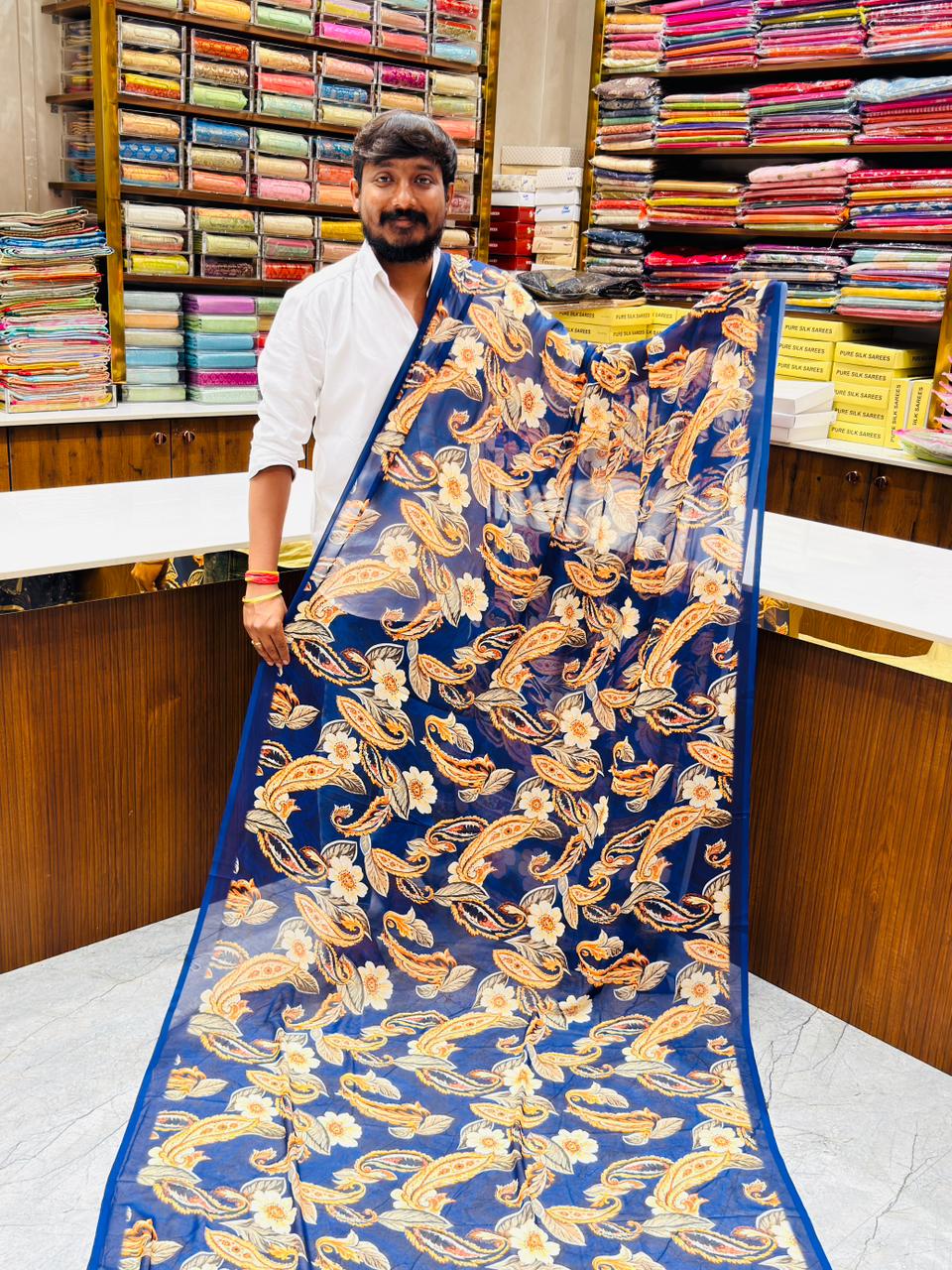 DESIGNER  FLORAL GEORGETTE