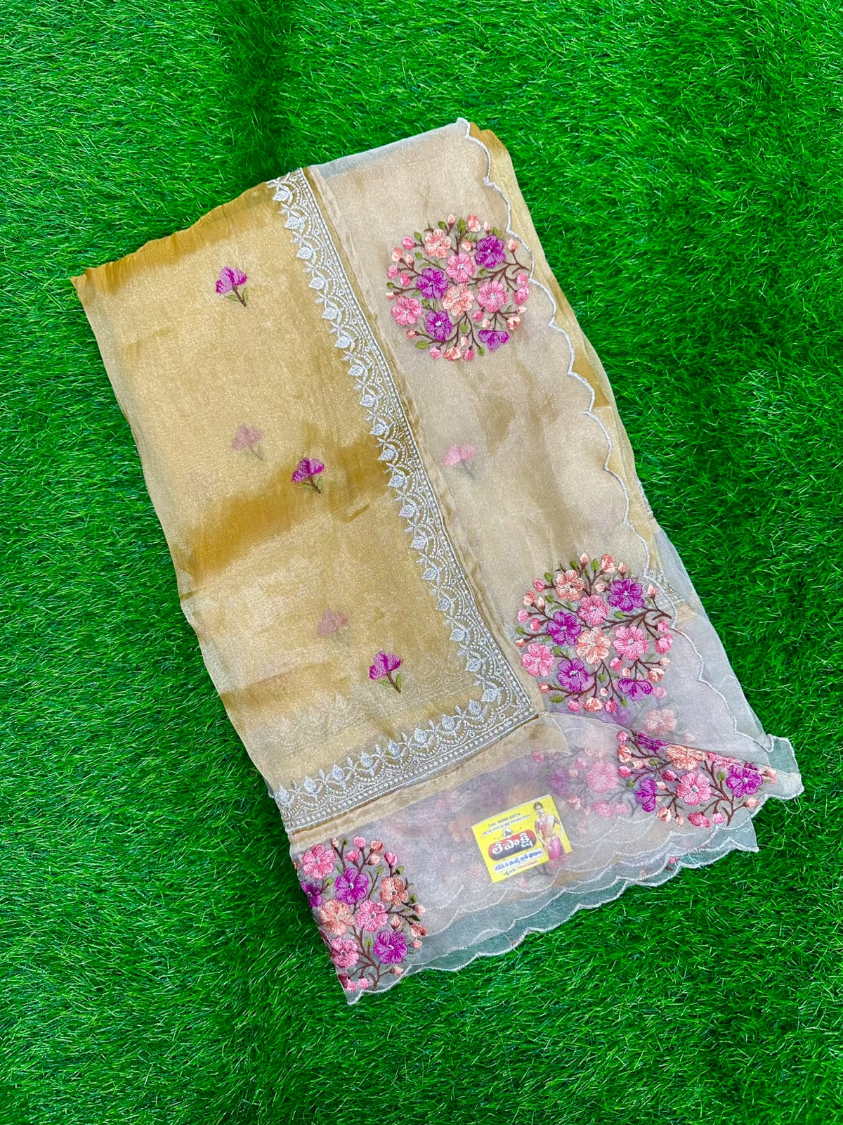 GOLDEN TISSUE EMBROIDERY