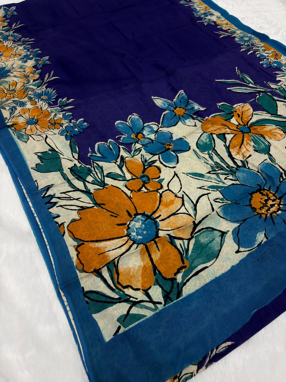 MUL MUL HANDBLOCKED COTTON