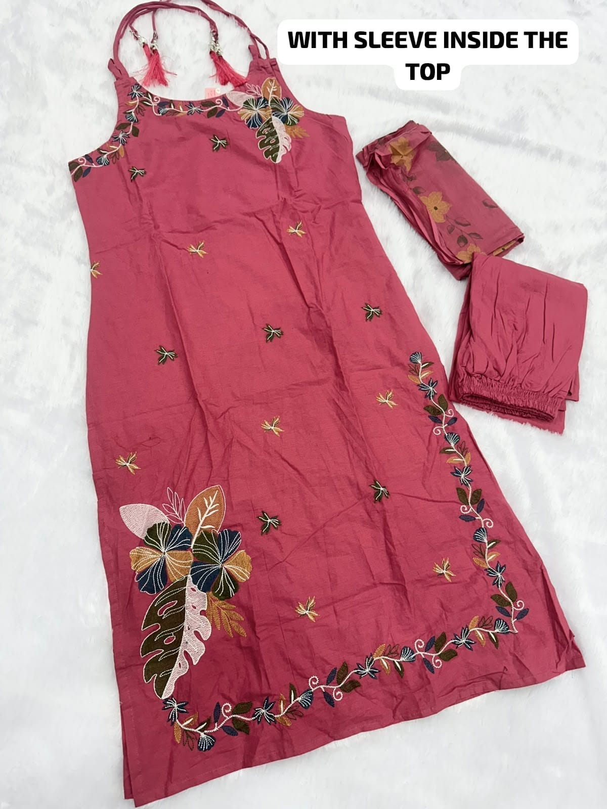 EMBROIDERY 3 PCS SET COTTON