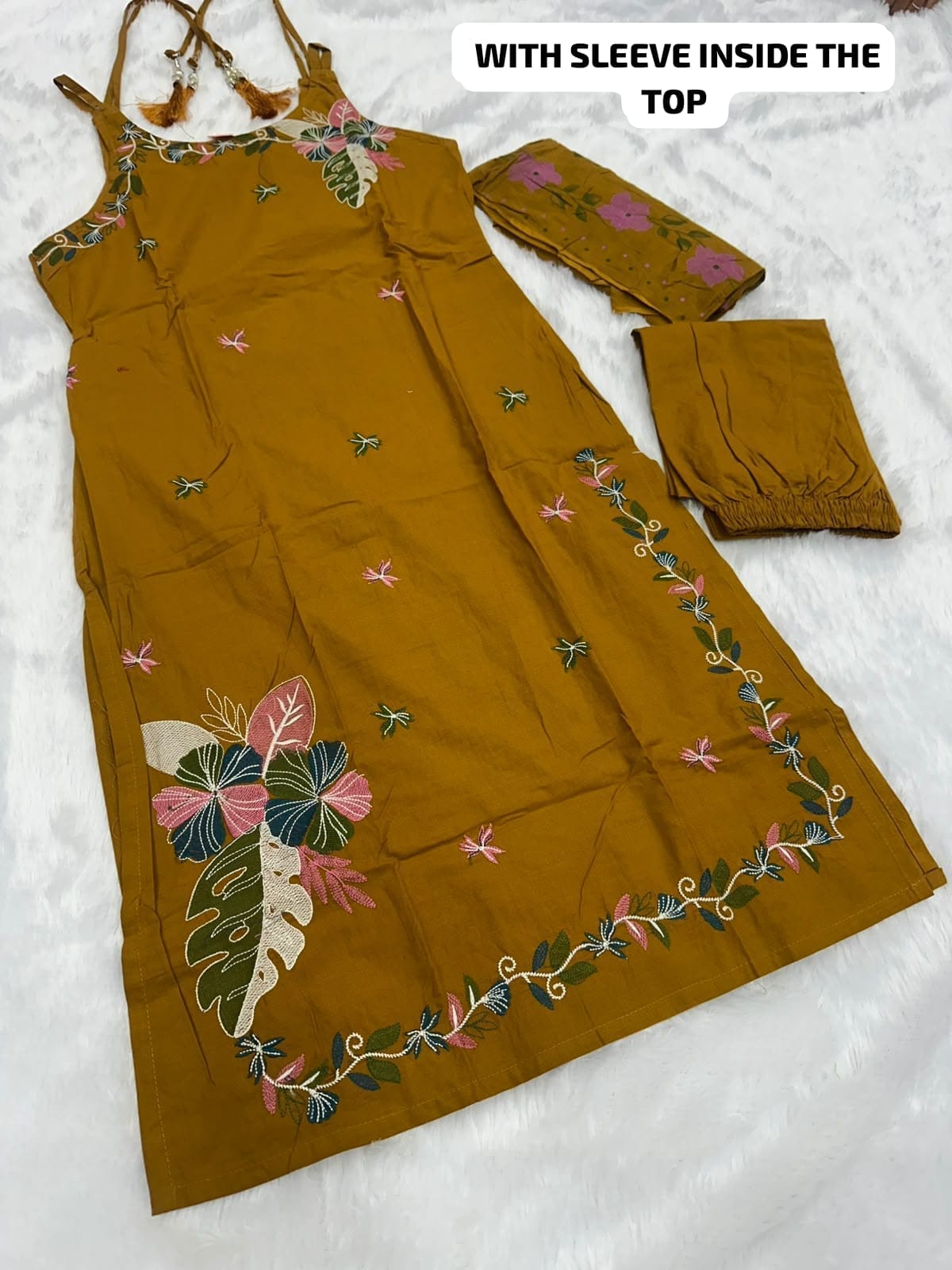 EMBROIDERY 3 PCS SET COTTON