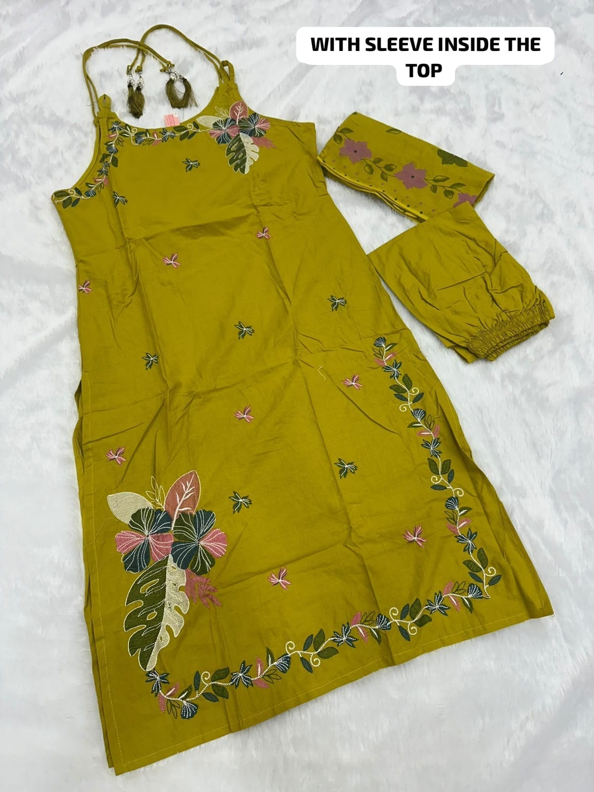 EMBROIDERY 3 PCS SET COTTON